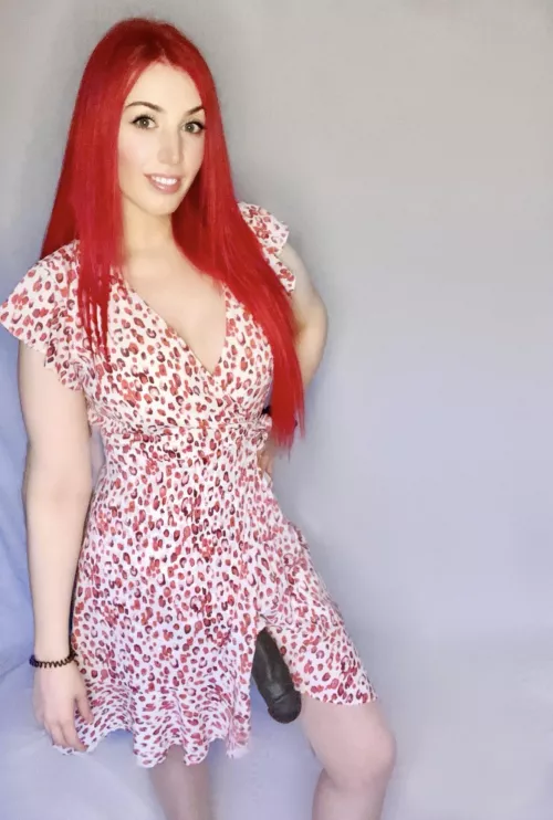 Does this dress make my cock look fat ? by girllikesfun