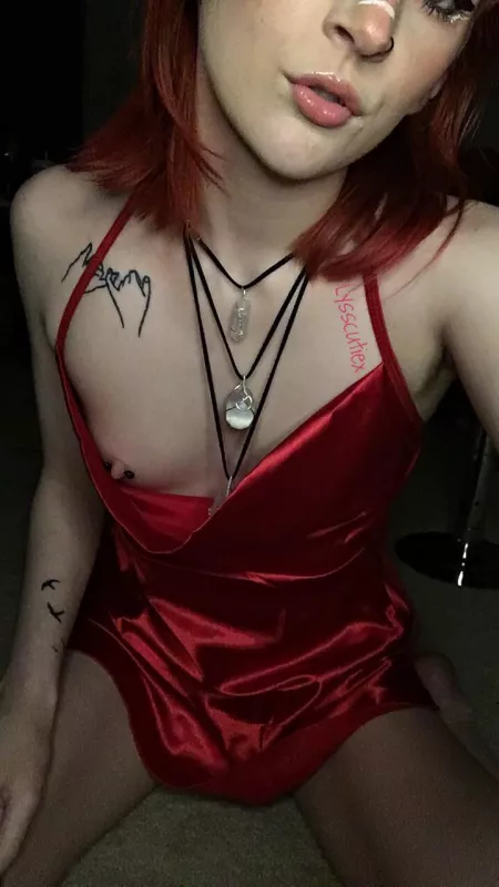 Doesn’t take much for my tiny tits to pop out! by lysscutiex