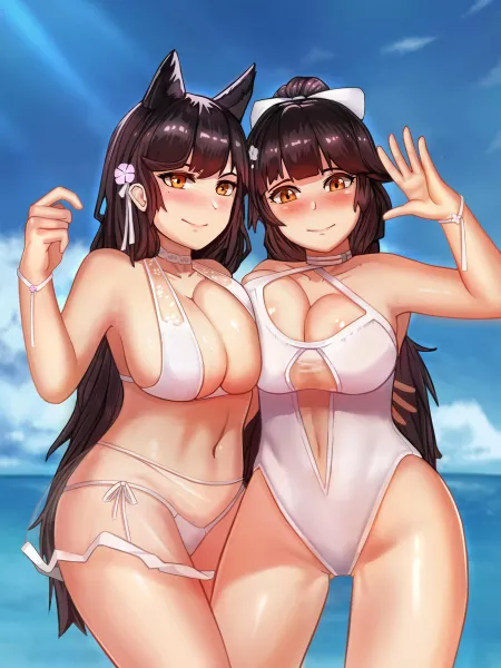 Doggo Sisters [Azur Lane] by FFDP-Neko