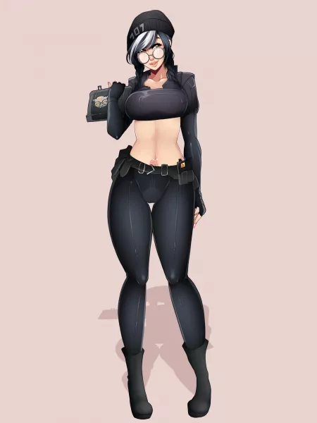 Dokkaebi Cute Smile (Law-Zilla) [Rainbow Six Siege] by sequence_string