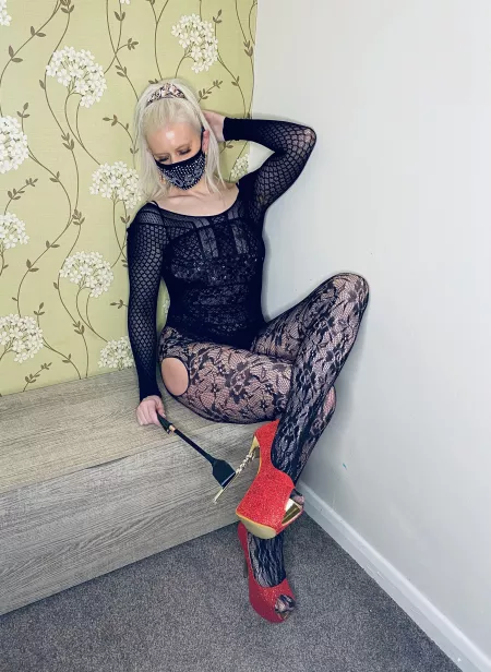 Dominatrix Barbie Doll wants to play by sparkly-and-savage