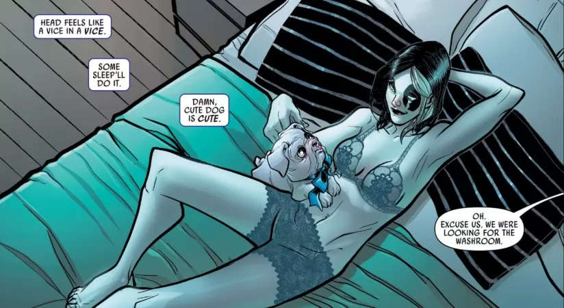 Domino In Her Underwear [Domino (2018) #1] by lordhater1
