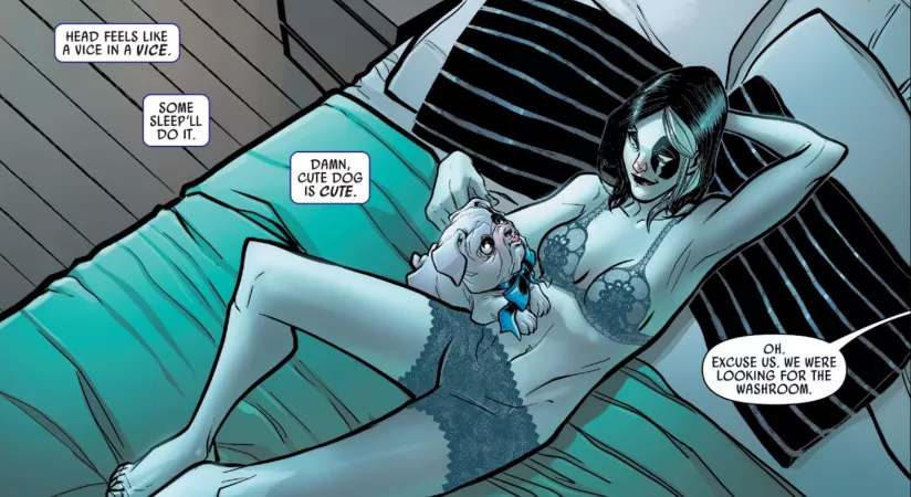 Domino In Her Underwear [Domino (2018) #1] by lordhater1