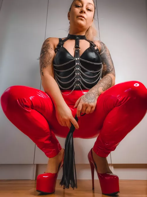 Don't know what the fuck you are staring at...I can tell you need to be whipped in your place. by NiikaCorso