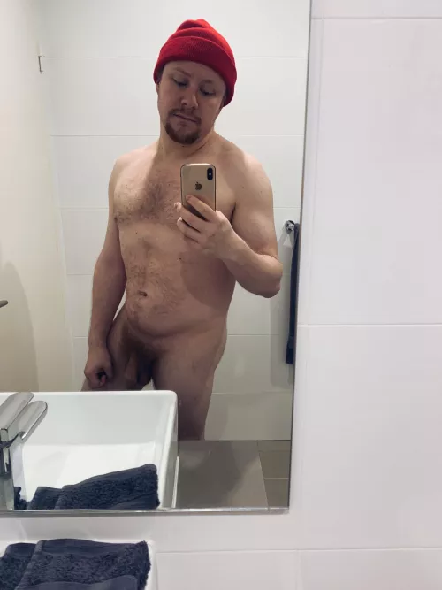 Don’t know why but the beanie seemed kinda hot? by epicureausxxx