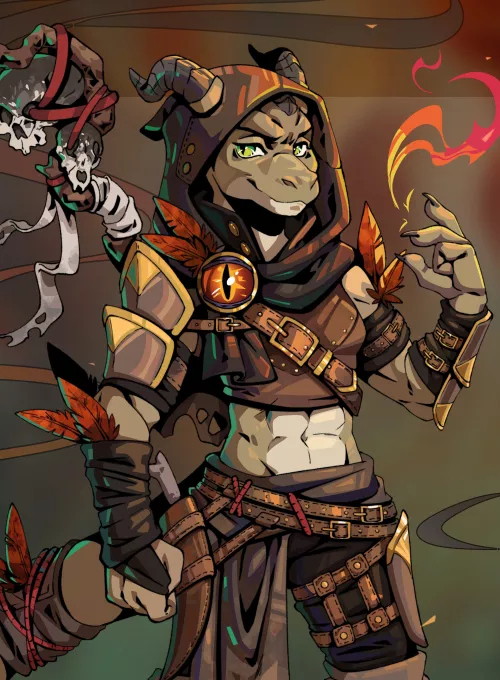 Don't play with fire (art by me) by CerberaManghas