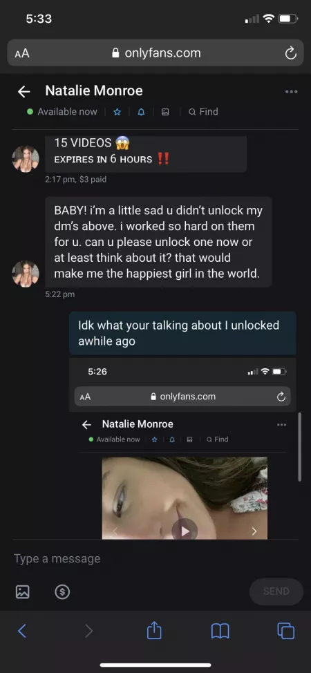 Don’t waste your time with her onlyfans by That_1_Boi05