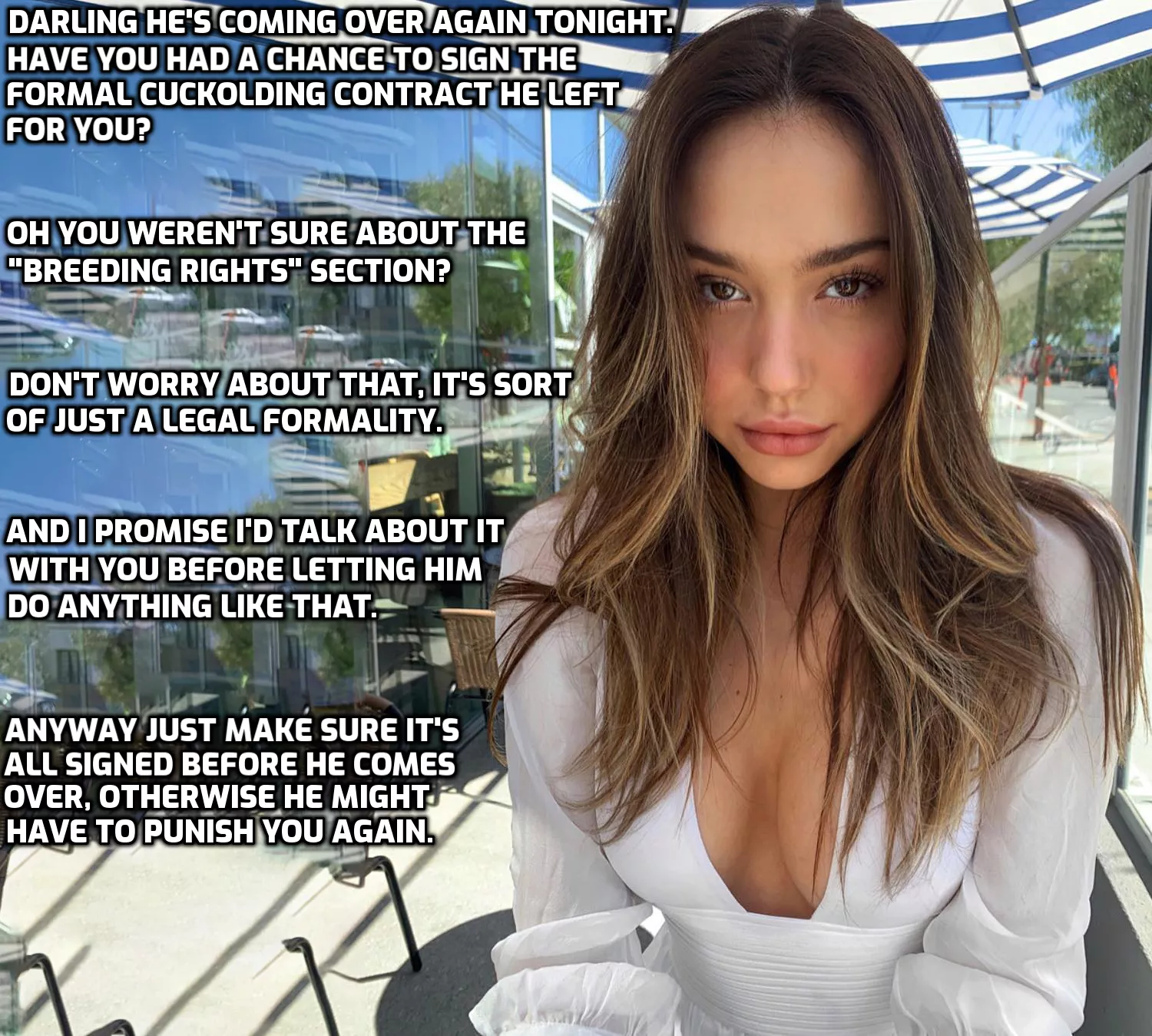 Don't worry, she'd never try to trick you. posted by aprilswims