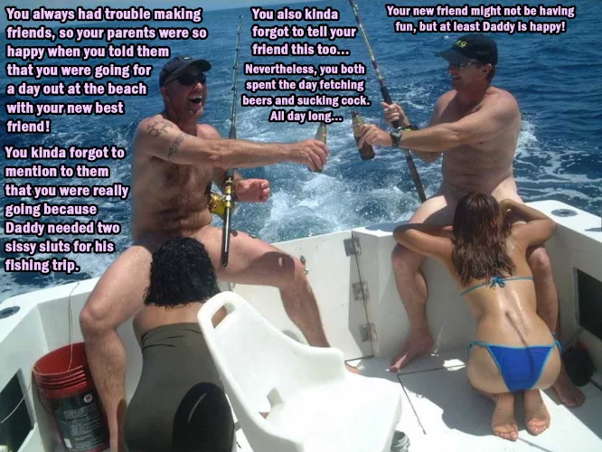 don't you love fishing? ❤ by lilsissysub1