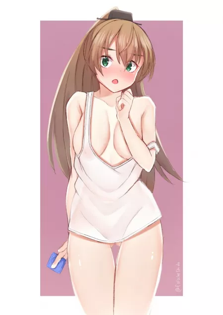 Don't you love it when she wears your clothes? by Emissary_of_Yuggoth