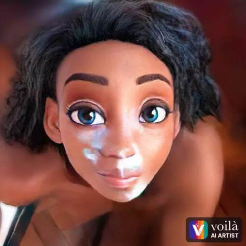 Don’t you love technology to protect real image, she let me post her as a Disney character 😂 by QuattroB5