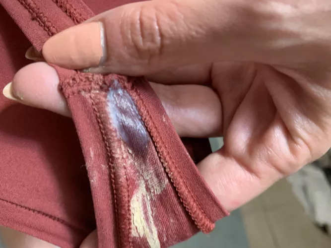 Double shot!! Morning and evening wet spots hehe by AmberSoleMate