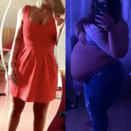 Doubled my weight in two years and turned myself into a fat greedy glutton. by TheRealAdorethebelly