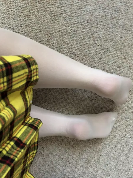 Down on my knees in white tights! by CupcakeTootsie