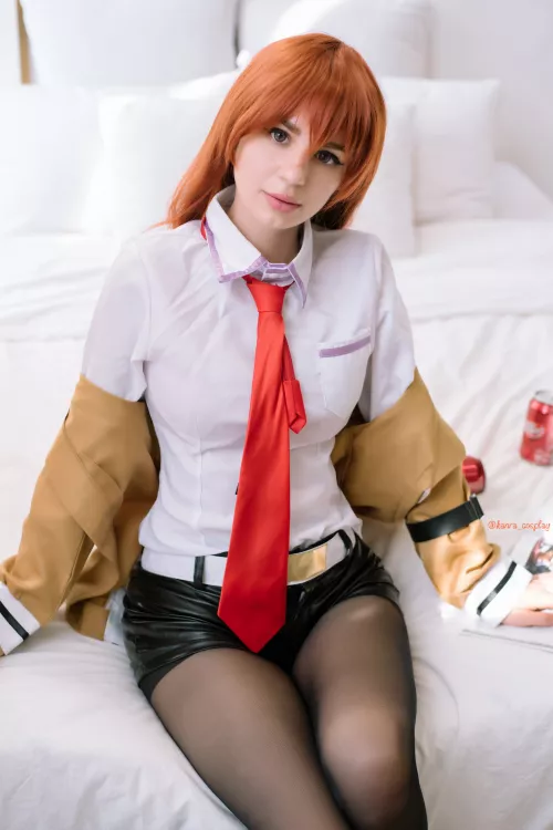 Dr Pepper waifu 🥰 Kurisu by kanra_cosplay on twitter [self] by Kanra_Cosplay