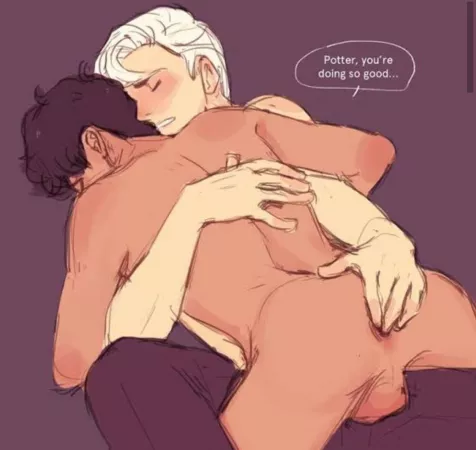 Draco fingering Harry by AztroVertical