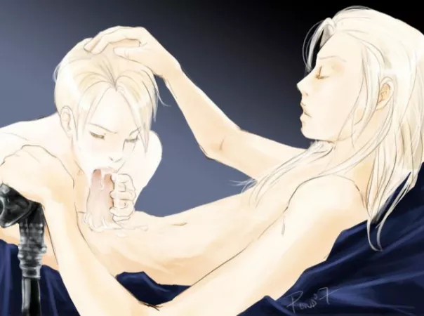 Draco sucks on his daddy by AlbertMendez442