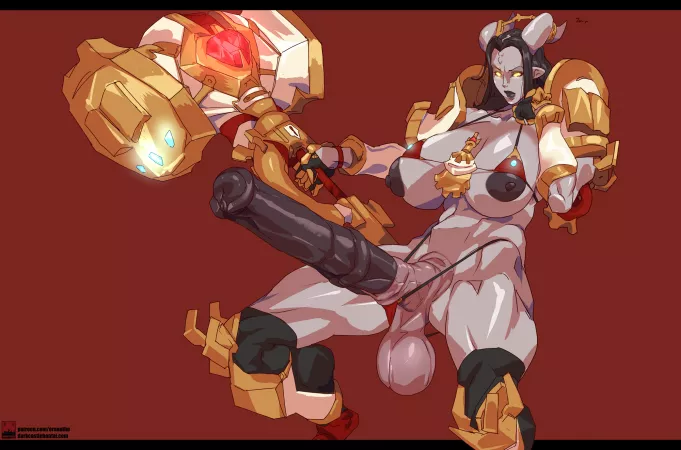 Draenei Hammer - Artist Eraanthe by Skellum