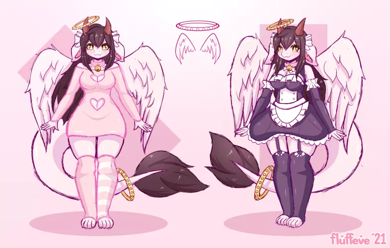 Dragon! 💕 (Art by me: @fluffeve on Twitter) by fluffeve