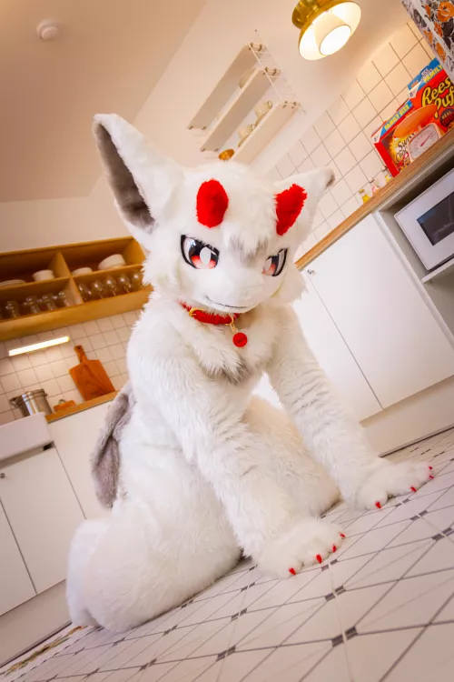 Dragon in the kitchen by Lapyu