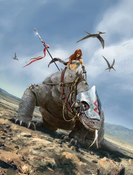 Dragon warrior by cumuluscayote