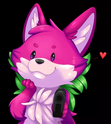 Dragonfruit Wolf (Super Animal Royale fanart) by ItsMeKurisuu
