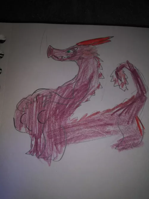 Drake/dragon vore [pred-m] [prey-?] (OC) by deepyboi577