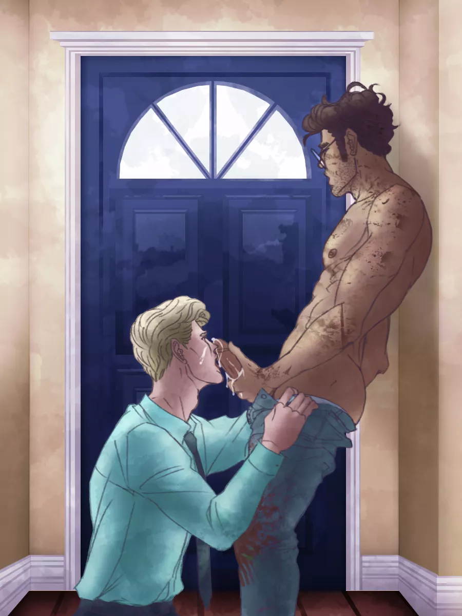 Drarry at the door posted by AlbertMendez442