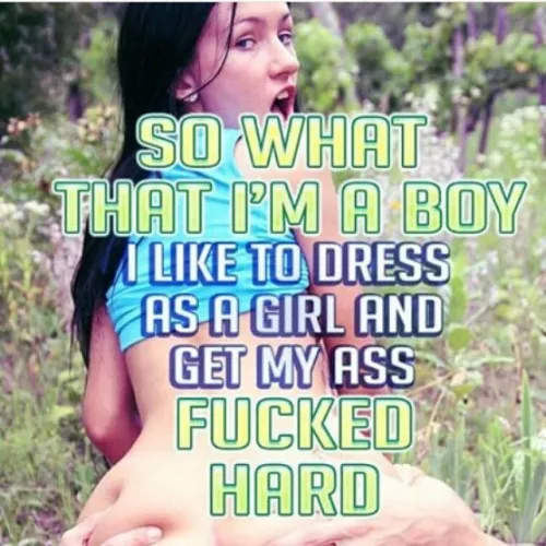 Dress me up as you like and watch me fit that cock deep inside me. by SissyKatjaAmnell