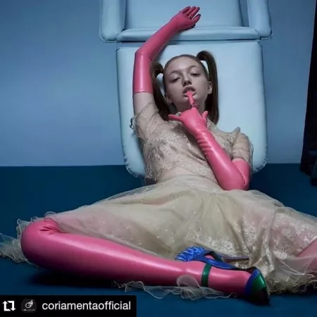 Dress with latex boots and gloves | Found here: https://www.instagram.com/sexsadeboutique/ by BobRoss235