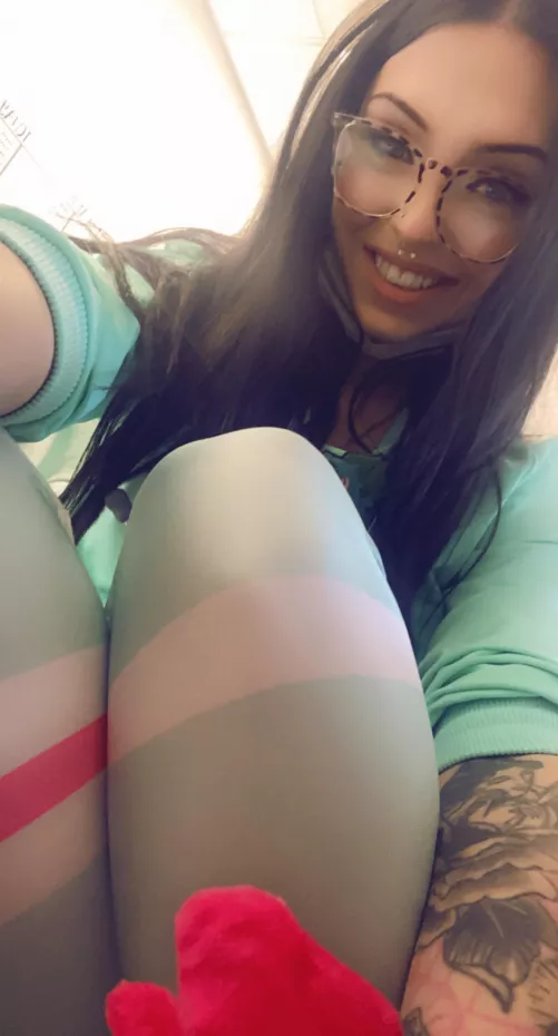 Dressed up at work for Halloween. Vanellope Von Schweetz (it was Disney princess theme)💛💕🤘🏼 by Thatonegirlshelby