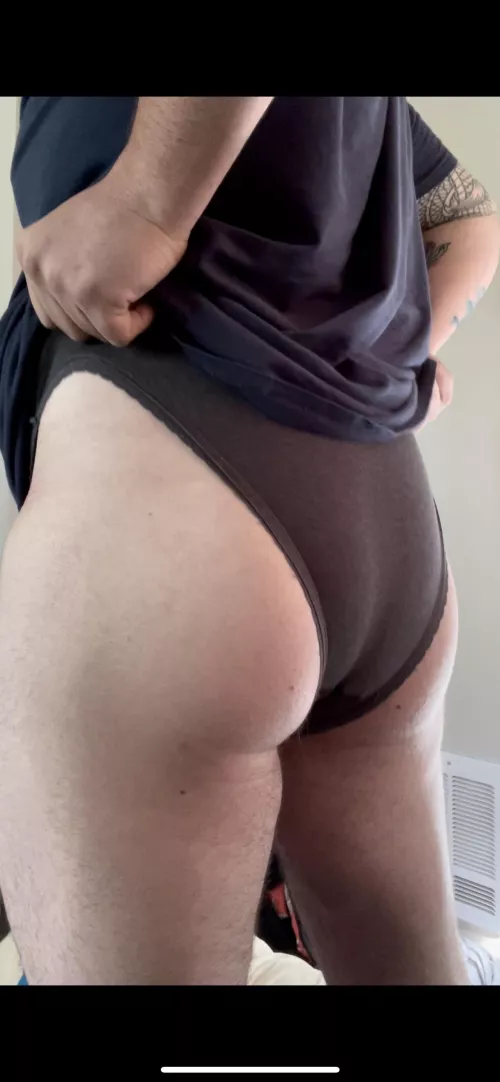 Dressed up in panties today, they make my ass look soo good 😊 by XxxTeal