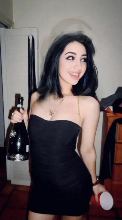 Dressed up just to drink at home ☺️😌🤷 by pistal408