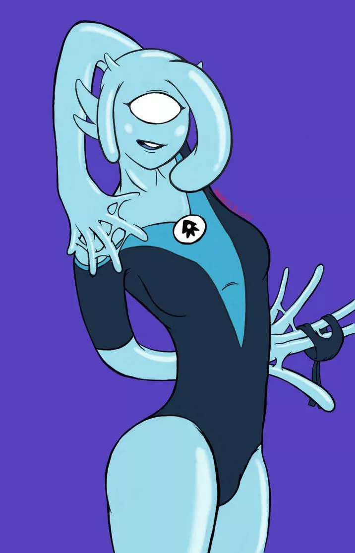 Drew a friend's superheroine OC posted by Sir_CrossLanes