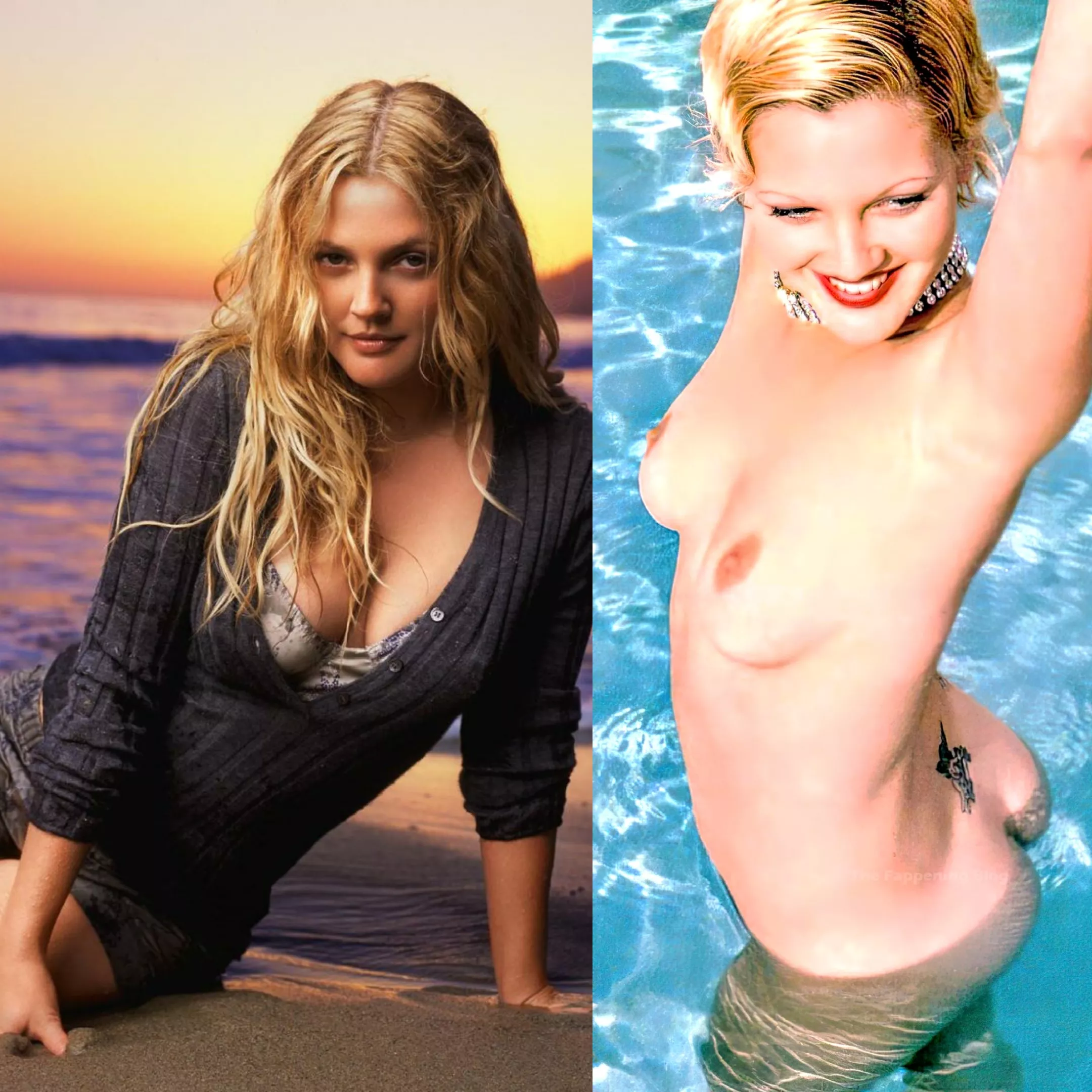 Drew Barrymore OnOff posted by zebracovid19