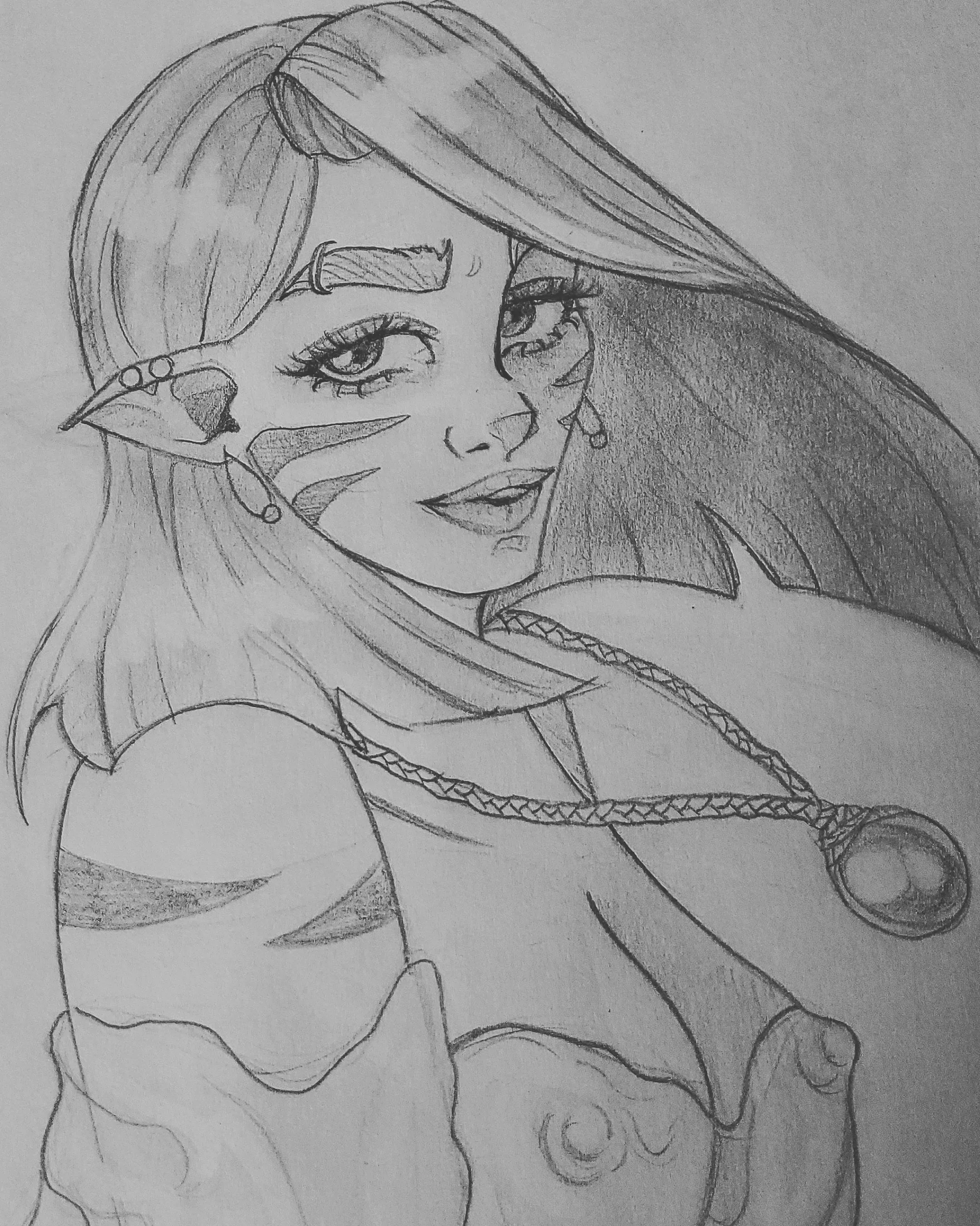 Drew my elf crush posted by roxinaboxx