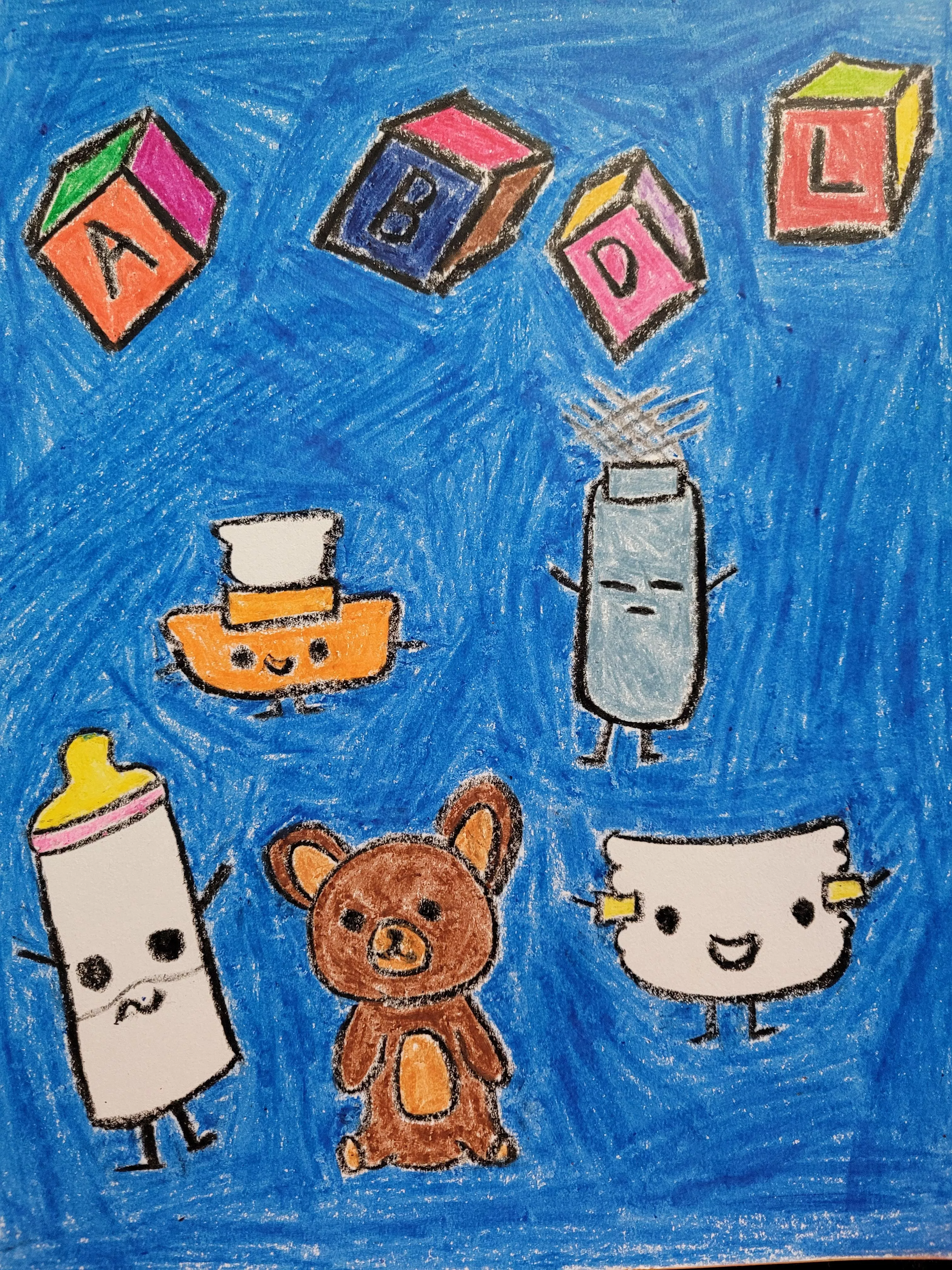 Drew this a long time ago🍼 posted by Scaredypants711