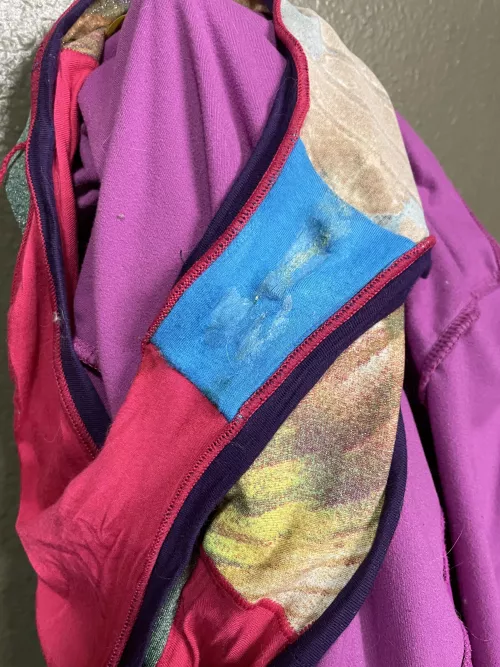 Dried after my ski… had a quick transition for my evening forgot to document when wet 😢 by Curious_Contact2002