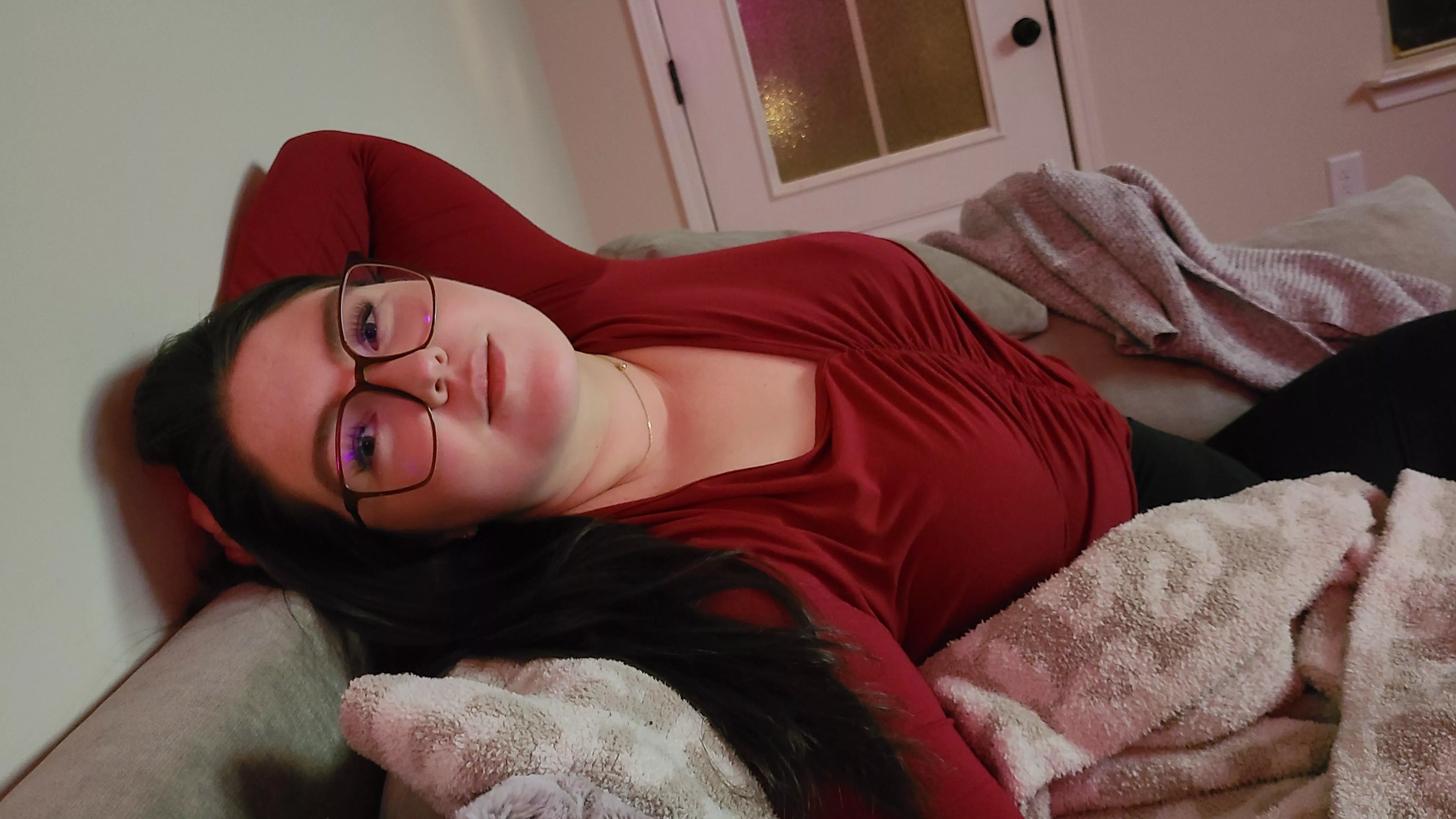 Drunk girl with glasses happy valentines day. posted by panda300zx