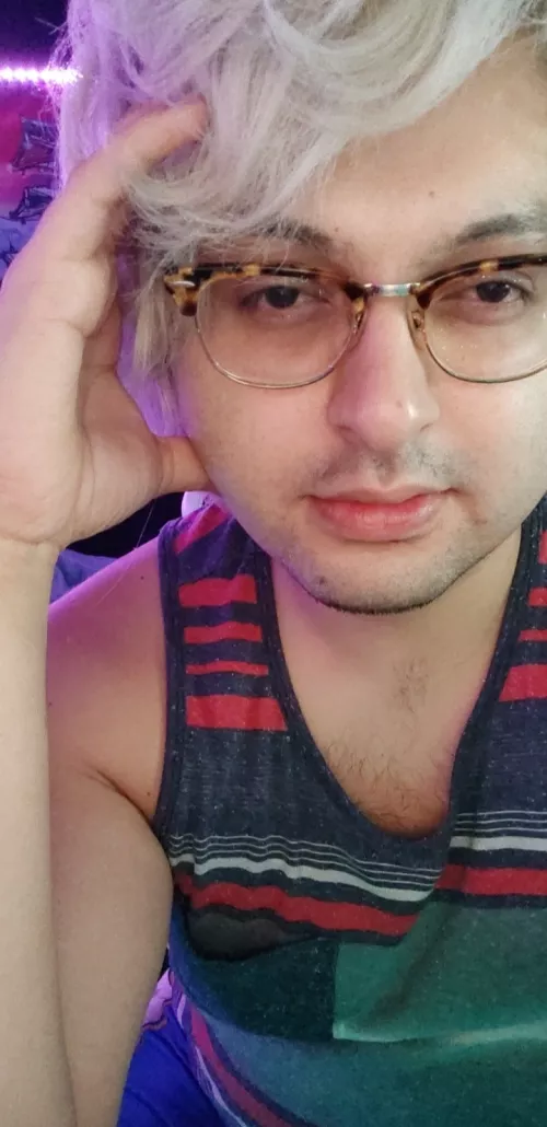 drunk selfies at 5am while sucking at Titanfall 😅 by oneirospawn