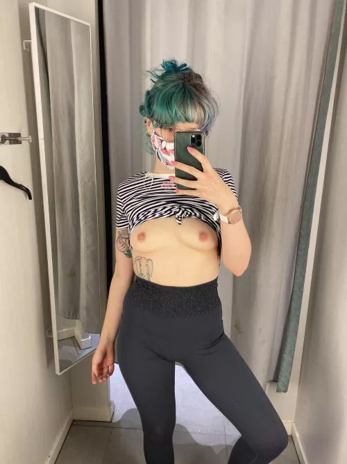 Ducked into a fitting room just to take this by vheidiv