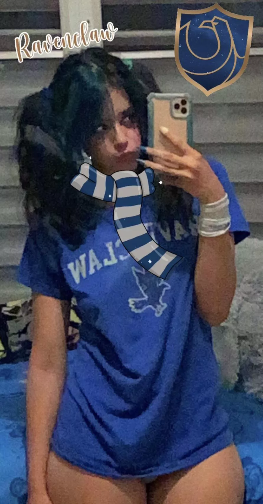 dumb lil ravenclaw doin dumb lil ravenclaw things 😗💙 posted by DaeryndellBlue