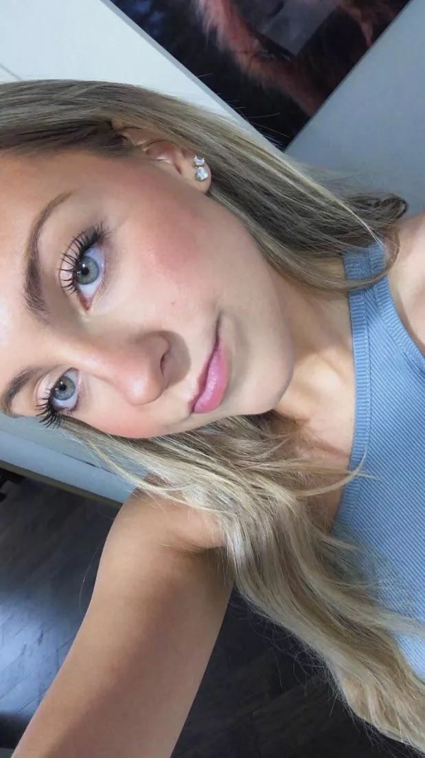 dumb little stare😊 posted by gillianlovaaa