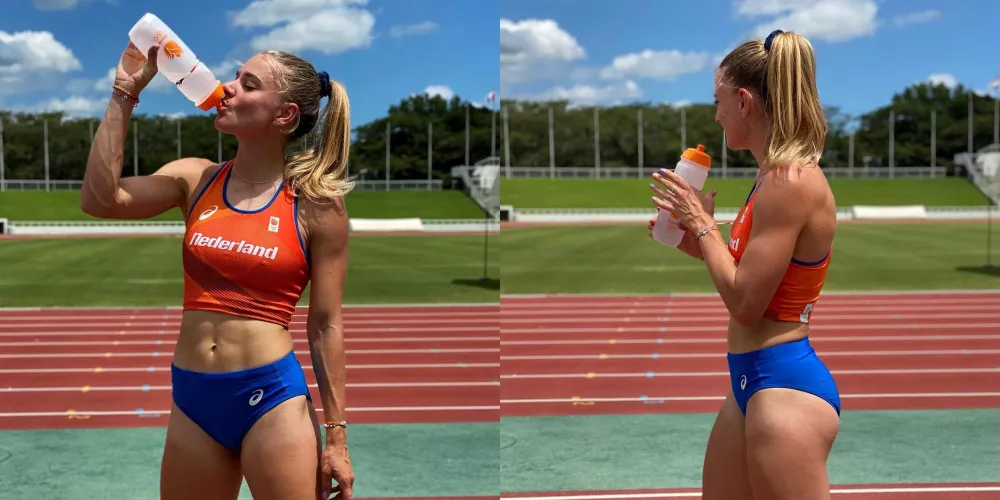 Dutch sprinter Lisanne de Witte by Echinometra
