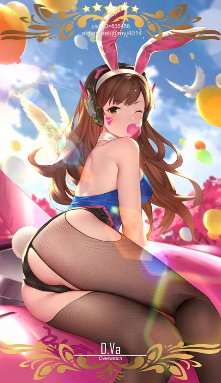 D.Va [Overwatch] by Henthigh_Senpai