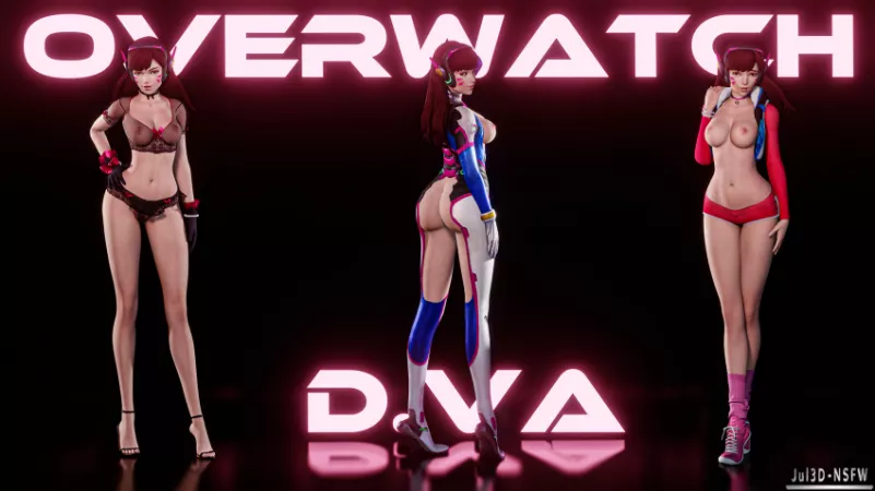 D.Va Wallpaper (Jul3D_NSFW) by DL_Catss
