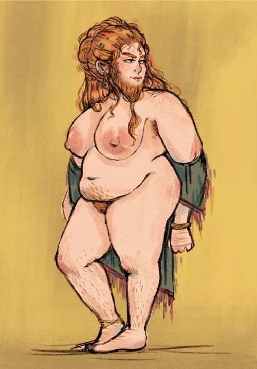 Dwarf Pinup (bwibbles) [OC] by bwibbles