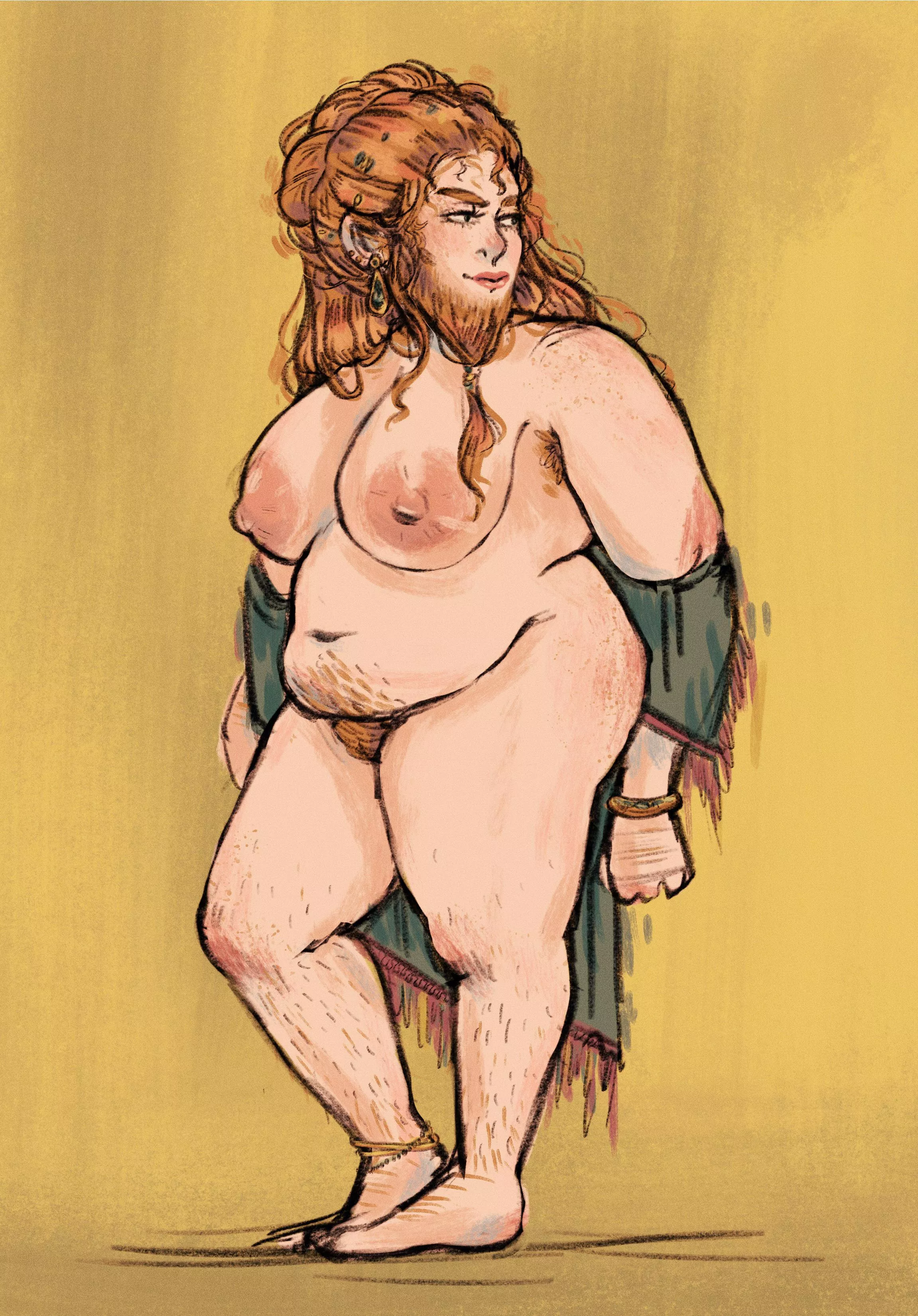 Dwarf Pinup (bwibbles) [OC] posted by bwibbles