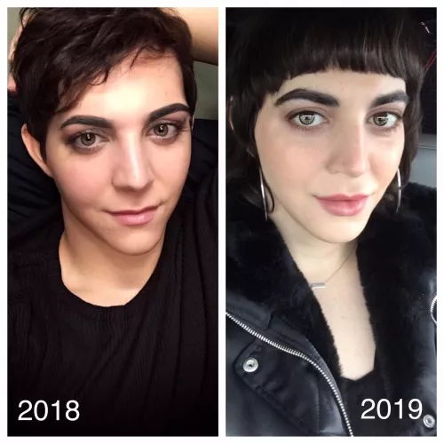 ��dyke to bimbo transformation porgress. 2018-2019 by cavernousjam