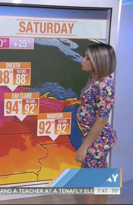 Dylan Dreyer- booty bigger than preggo belly by js81490